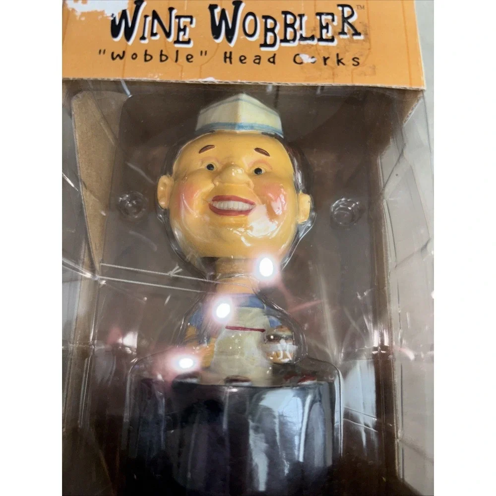 Wine Wobbler The‎ CHEF Bobble Head Wine Bottle Stopper Cork 3589